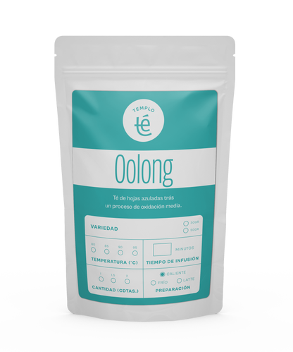 Bolsa de 30 o 50 gramos de té Oolong en hebra.