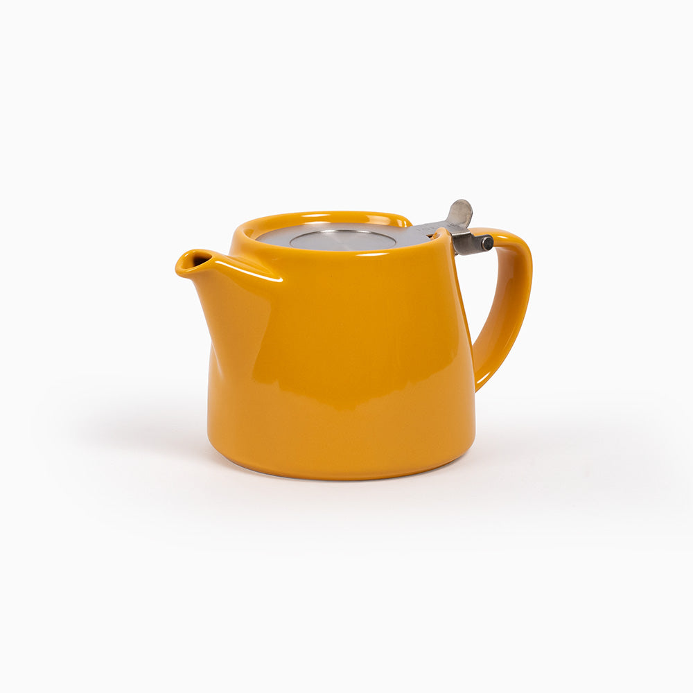 Tetera con tapa e infusor en acero