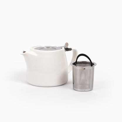 Tetera con tapa e infusor en acero